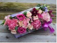 Carte cu flori roz
